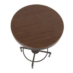 Hydra Adjustable Industrial Antique and Brown Bar Table by Lumisource -Cheap Lumisource Store antique brown lumisource bar tables bt hydra an bn a0 1000