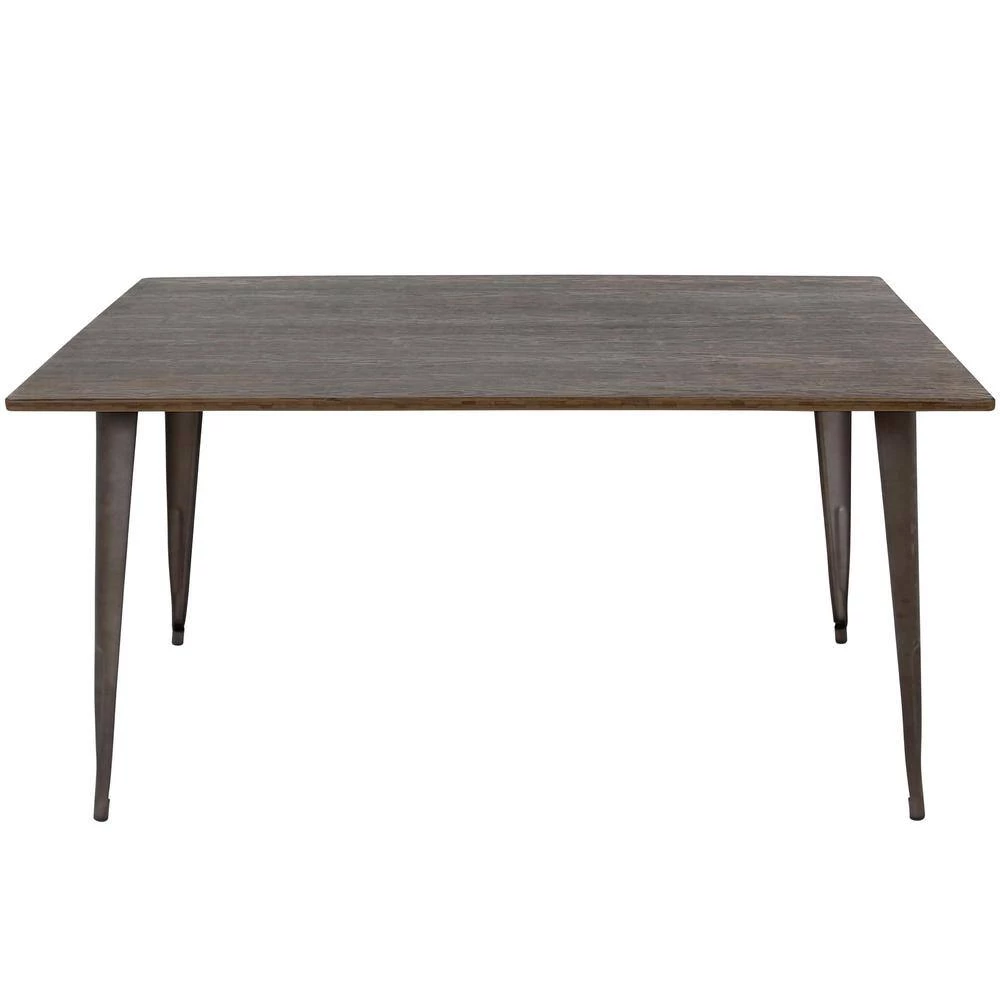 Oregon 6-Piece Antique and Espresso Dining Set by Lumisource 6 Oregon 6-Piece Antique and Espresso Dining Set by Lumisource - Image 4