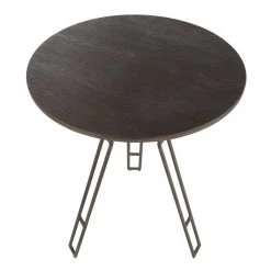 Folia Industrial Counter Height Dining Table in Antique Metal and Espresso Wood by Lumisource 11 Folia Industrial Counter Height Dining Table in Antique Metal and Espresso Wood by Lumisource -Cheap Lumisource Store antique espresso lumisource kitchen dining tables t36 folia ane a0 1000