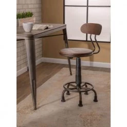 Dakota Antique Metal and Espresso Wood Task Chair by Lumisource -Cheap Lumisource Store antique espresso lumisource task chairs oc dkta an bn 31 1000