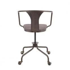 Oregon Antique and Espresso Adjustable Task Chair by Lumisource -Cheap Lumisource Store antique espresso lumisource task chairs oc or an e 66 1000