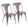 Austin Antique Metal Dining Chair (Set of 2) by Lumisource -Cheap Lumisource Store antique lumisource dining chairs dc tw au an2 64 1000