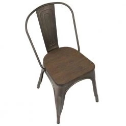 Oregon Antique and Dark Espresso Dining Chair (Set of 2) by Lumisource -Cheap Lumisource Store antqiue dark espresso lumisource dining chairs dc tw or dkesp2 a0 1000