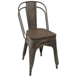 Oregon Antique and Dark Espresso Dining Chair (Set of 2) by Lumisource -Cheap Lumisource Store antqiue dark espresso lumisource dining chairs dc tw or dkesp2 c3 1000