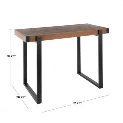 Odessa Black and Brown Counter Height Dining Table by Lumisource 14 Odessa Black and Brown Counter Height Dining Table by Lumisource -Cheap Lumisource Store black brown lumisource kitchen dining tables t36 odesa bk bn c3 1000