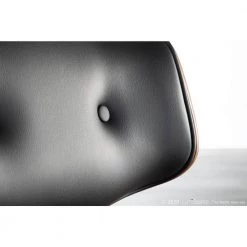 Lombardi 34 in. Walnut and Black Adjustable Height Bar Stool by Lumisource 18 Lombardi 34 in. Walnut and Black Adjustable Height Bar Stool by Lumisource -Cheap Lumisource Store black lumisource bar stools bs jy lmb wl bk c3 1000