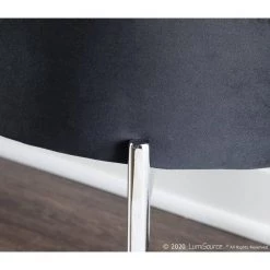 Chloe 18 in. Black Velvet and Chrome Storage Bench by Lumisource 17 Chloe 18 in. Black Velvet and Chrome Storage Bench by Lumisource -Cheap Lumisource Store black lumisource bedroom benches bc chloe stor vbk 4f 1000