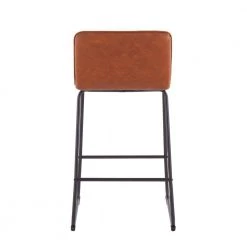 Casper 35 in. Camel Faux Leather and Black Metal Counter Height Bar Stool (Set of 2) by Lumisource 11 Casper 35 in. Camel Faux Leather and Black Metal Counter Height Bar Stool (Set of 2) by Lumisource -Cheap Lumisource Store camel faux leather black metal lumisource bar stools b26 casper2 bkcam2 66 1000