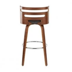 Cosini 37.25 in. Bar Stool in Charcoal Fabric and Walnut Wood (Set of 2) by Lumisource 10 Cosini 37.25 in. Bar Stool in Charcoal Fabric and Walnut Wood (Set of 2) by Lumisource -Cheap Lumisource Store charcoal fabric walnut wood lumisource bar stools b30 cosni2 swvr wlchar2 66 1000