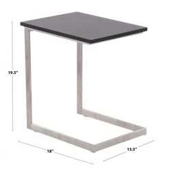 Zenn 15.75 in. Clear Glass and Black Wood Square Nesting Table by Lumisource 17 Zenn 15.75 in. Clear Glass and Black Wood Square Nesting Table by Lumisource -Cheap Lumisource Store clear glass black wood lumisource nesting tables tb zennest bk 4f 1000