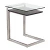 Zenn 15.75 in. Clear Glass and Black Wood Square Nesting Table by Lumisource 2 Zenn 15.75 in. Clear Glass and Black Wood Square Nesting Table by Lumisource -Cheap Lumisource Store clear glass black wood lumisource nesting tables tb zennest bk 64 1000