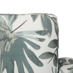 Wendy Cream Fabric with Green Floral Print and Black Wood Arm Chair by Lumisource 16 Wendy Cream Fabric with Green Floral Print and Black Wood Arm Chair by Lumisource -Cheap Lumisource Store cream fabric with green floral print lumisource accent chairs chr wendy btncl bkgn c3 1000