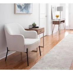 Daniella Cream Accent Chair by Lumisource -Cheap Lumisource Store cream lumisource accent chairs chr daniella bkcr c3 1000