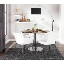 Daniella Cream Dining Chair (Set of 2) by Lumisource -Cheap Lumisource Store cream lumisource dining chairs dc daniella bkcr2 31 1000