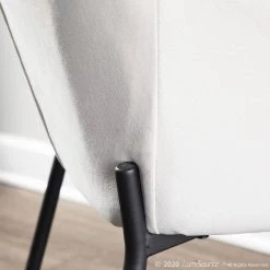 Daniella Cream Dining Chair (Set of 2) by Lumisource -Cheap Lumisource Store cream lumisource dining chairs dc daniella bkcr2 4f 1000