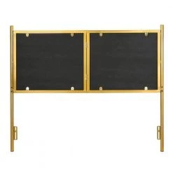 Chloe Queen Headboard in Cream Velvet and Gold Metal by Lumisource -Cheap Lumisource Store cream lumisource headboards hb chloe auvcr 66 1000