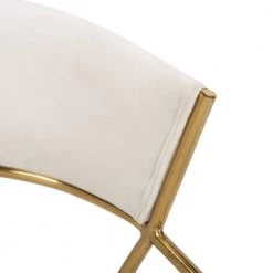 Jie Cream Velvet And Gold Metal Side Dining Chair (Set Of 2) by Lumisource 13 Jie Cream Velvet And Gold Metal Side Dining Chair (Set Of 2) by Lumisource -Cheap Lumisource Store cream velvet gold metal lumisource dining chairs dc jie auvcr2 c3 1000