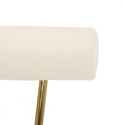 Rhonda Cream Velvet and Gold Steel Task Chair by Lumisource -Cheap Lumisource Store cream velvet gold steel lumisource task chairs oc rhonda auvcr c3 1000