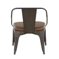 Oregon Faux Leather and Antique in Espresso Metal Accent Chair (Set of 2) by Lumisource 13 Oregon Faux Leather and Antique in Espresso Metal Accent Chair (Set of 2) by Lumisource -Cheap Lumisource Store espresso antique lumisource accent chairs chr oregon ane2 66 1000