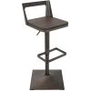 Samurai Black and Espresso Adjustable Bar Stool by Lumisource -Cheap Lumisource Store espresso black lumisource bar stools bs samr an esp 64 1000