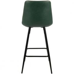 Durango 26 in. Black and Green Vintage Faux Leather Counter Stool (Set of 2) by Lumisource 11 Durango 26 in. Black and Green Vintage Faux Leather Counter Stool (Set of 2) by Lumisource -Cheap Lumisource Store green black lumisource bar stools b26 drng bk gn2 66 1000