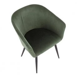 Corazza Green Corduroy Arm Chair by Lumisource -Cheap Lumisource Store green corduroy lumisource accent chairs chr crzz bkgn a0 1000