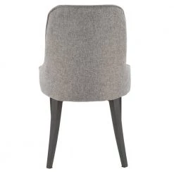 Nueva Grey and Black Dining/Accent Chair (Set of 2) by Lumisource -Cheap Lumisource Store grey black lumisource dining chairs ch nueva bk gy2 66 1000