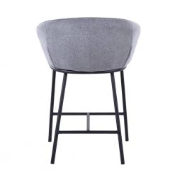 Ashland 35.25 in. Grey Fabric and Black Metal High Back Counter Stool (Set of 2) by Lumisource 10 Ashland 35.25 in. Grey Fabric and Black Metal High Back Counter Stool (Set of 2) by Lumisource -Cheap Lumisource Store grey fabric black metal lumisource bar stools b26 ashland2 bkgy2 66 1000