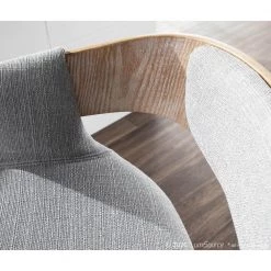 Elisa 34.5 in. Counter Height Bar Stool in Grey Fabric and White Washed Wood (Set of 2) by Lumisource 19 Elisa 34.5 in. Counter Height Bar Stool in Grey Fabric and White Washed Wood (Set of 2) by Lumisource -Cheap Lumisource Store grey fabric white washed wood lumisource bar stools b26 elisa2 swvr wwgy2 4f 1000