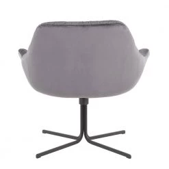 Wayne Swivel Lounge Chair in Grey Velvet and Black Metal by Lumisource 11 Wayne Swivel Lounge Chair in Grey Velvet and Black Metal by Lumisource -Cheap Lumisource Store grey lumisource accent chairs chr wyne bkvgy 66 1000