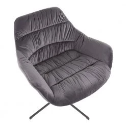 Wayne Swivel Lounge Chair in Grey Velvet and Black Metal by Lumisource 10 Wayne Swivel Lounge Chair in Grey Velvet and Black Metal by Lumisource -Cheap Lumisource Store grey lumisource accent chairs chr wyne bkvgy a0 1000