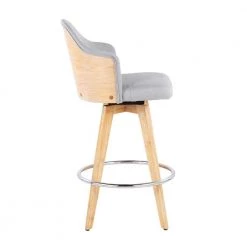Cheap Lumisource Store -Cheap Lumisource Store light grey fabric natural wood lumisource bar stools b26 ahoy2 r nanalgy2 e1 1000