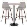 Pebble 3-Piece Light Grey Pub Set by Lumisource 2 Pebble 3-Piece Light Grey Pub Set by Lumisource -Cheap Lumisource Store light grey lumisource dining room sets b peb3 wl lgy 64 1000