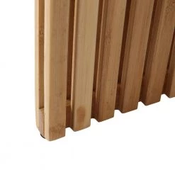 U-Bamboo 19 in. Natural U-Shaped Wood End Table by Lumisource -Cheap Lumisource Store natural lumisource end side tables tb ubamboo 4f 1000