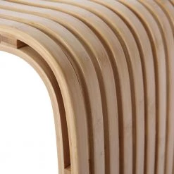 U-Bamboo 19 in. Natural U-Shaped Wood End Table by Lumisource -Cheap Lumisource Store natural lumisource end side tables tb ubamboo c3 1000