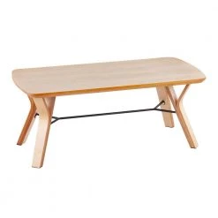 Folia Natural Wood Bench (16.5 x 42 x 20) by Lumisource