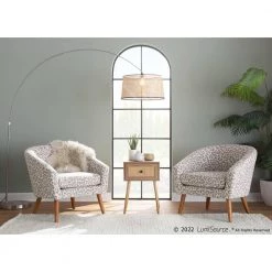 Bora Bora 15.25 in. Natural Square Wood End Table with Sliding Drawer and Rattan Accent by Lumisource -Cheap Lumisource Store natural wood lumisource end side tables t21 bora na 31 1000