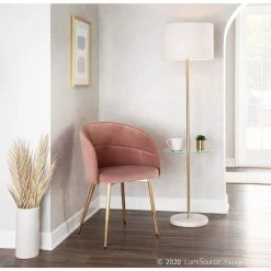 Lindsey Pink Velvet Dining Chair by Lumisource 17 Lindsey Pink Velvet Dining Chair by Lumisource -Cheap Lumisource Store pink lumisource dining chairs ch lindsy auvpk 1f 1000