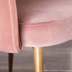 Lindsey Pink Velvet Dining Chair by Lumisource 16 Lindsey Pink Velvet Dining Chair by Lumisource -Cheap Lumisource Store pink lumisource dining chairs ch lindsy auvpk 4f 1000