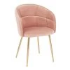 Lindsey Pink Velvet Dining Chair by Lumisource -Cheap Lumisource Store pink lumisource dining chairs ch lindsy auvpk 64 1000