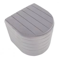 Demi Silver Velvet Ottoman by Lumisource -Cheap Lumisource Store silver velvet lumisource ottomans ot demi vsv a0 1000