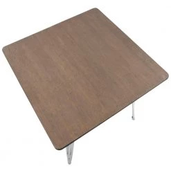 Oregon Vintage White and Espresso 36 in. Square Dining Table by Lumisource 10 Oregon Vintage White and Espresso 36 in. Square Dining Table by Lumisource -Cheap Lumisource Store vintage white espresso lumisource kitchen dining tables dt or3636 vw e a0 1000