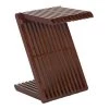 Z-Bamboo 12.25" Walnut Z-Shaped Wood End Table by Lumisource 2 Z-Bamboo 12.25" Walnut Z-Shaped Wood End Table by Lumisource -Cheap Lumisource Store walnut lumisource end side tables tb zbamboo wl 64 1000