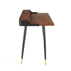 Cheap Lumisource Store -Cheap Lumisource Store walnut wood black metal lumisource writing desks ofd hrvy bk wl e1 1000