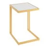Roman Side Table with White Marble Top and Gold Finish by Lumisource 1 Roman Side Table with White Marble Top and Gold Finish by Lumisource -Cheap Lumisource Store white gold lumisource end side tables tb rmn au mrbw 64 1000