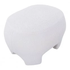 Ashland White Sherpa Ottoman by Lumisource -Cheap Lumisource Store white sherpa lumisource ottomans ot ashlandshrpa w a0 1000