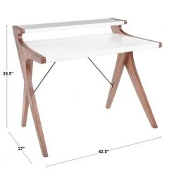 Cheap Lumisource Store -Cheap Lumisource Store white walnut lumisource writing desks ofd archer wlw e1 1000