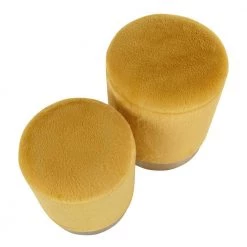 Marla Nesting Yellow Plush Fabric and Gold Ottoman Set by Lumisource 12 Marla Nesting Yellow Plush Fabric and Gold Ottoman Set by Lumisource -Cheap Lumisource Store yellow plush fabric lumisource ottomans ot marla plsh y a0 1000